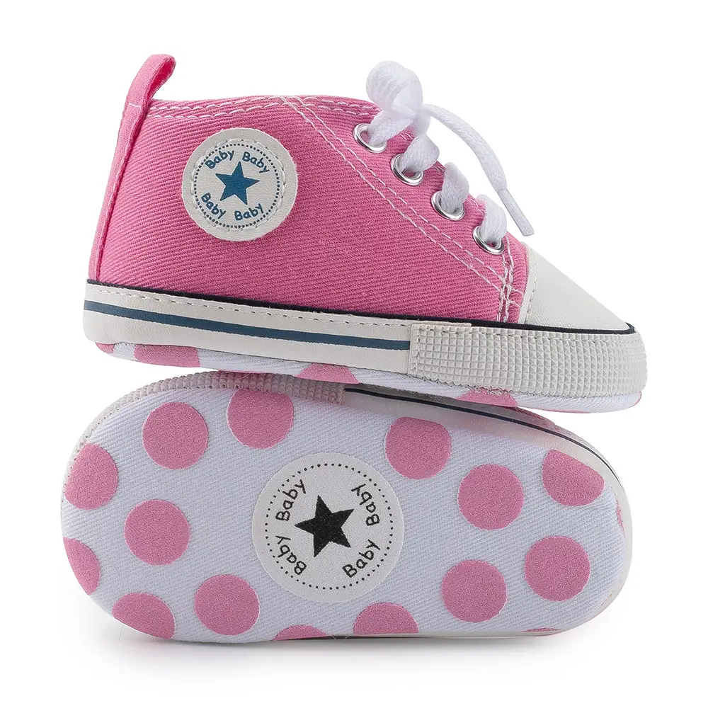 Classic Canvas Baby Shoes Navy White Soft Bottom — feature 9
