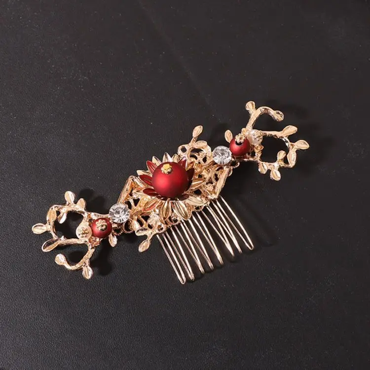 Chinese Bridal Hair Accessories Xiuhe Dragon Phoenix Gown Set — feature 4