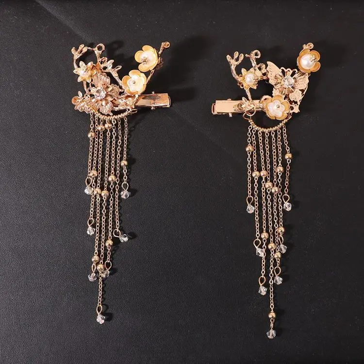 Chinese Bridal Hair Accessories Xiuhe Dragon Phoenix Gown Set — feature 9