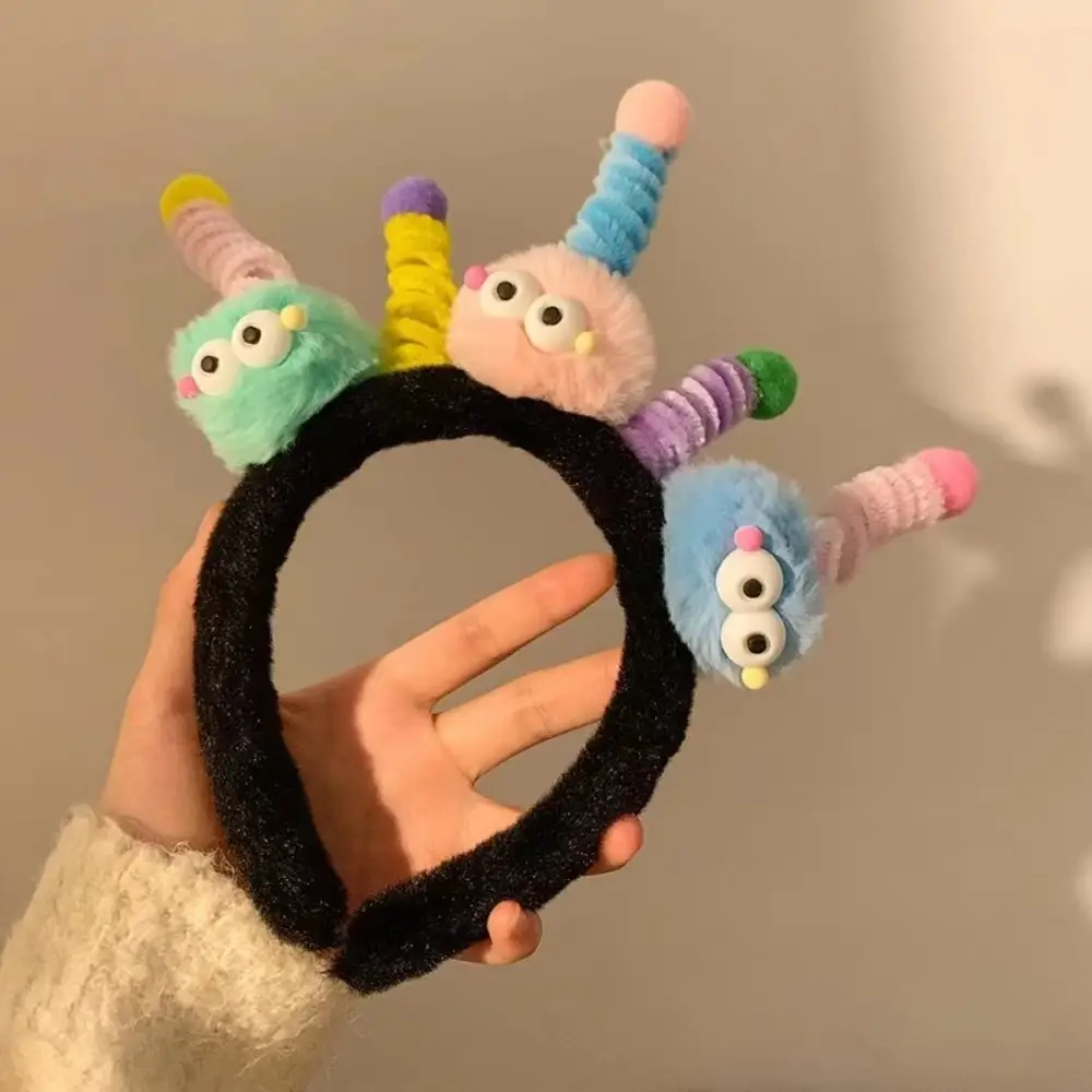 Plush Cartoon Twist Headband for Girls Winter Use — feature 3