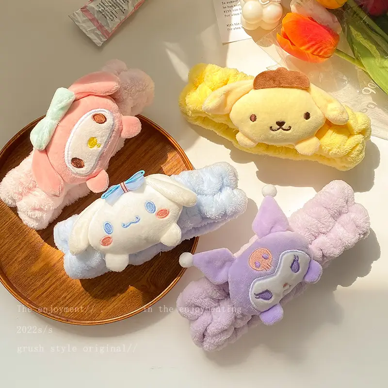 Cute Yellow Hairband for Kids Girls Melody Face Wash — feature 2