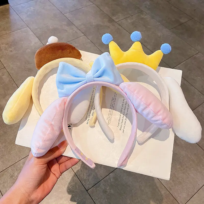 Cute Yellow Hairband for Kids Girls Melody Face Wash — feature 3