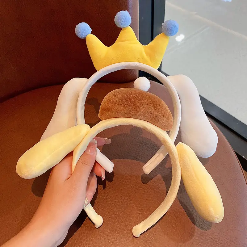Cute Yellow Hairband for Kids Girls Melody Face Wash — feature 6
