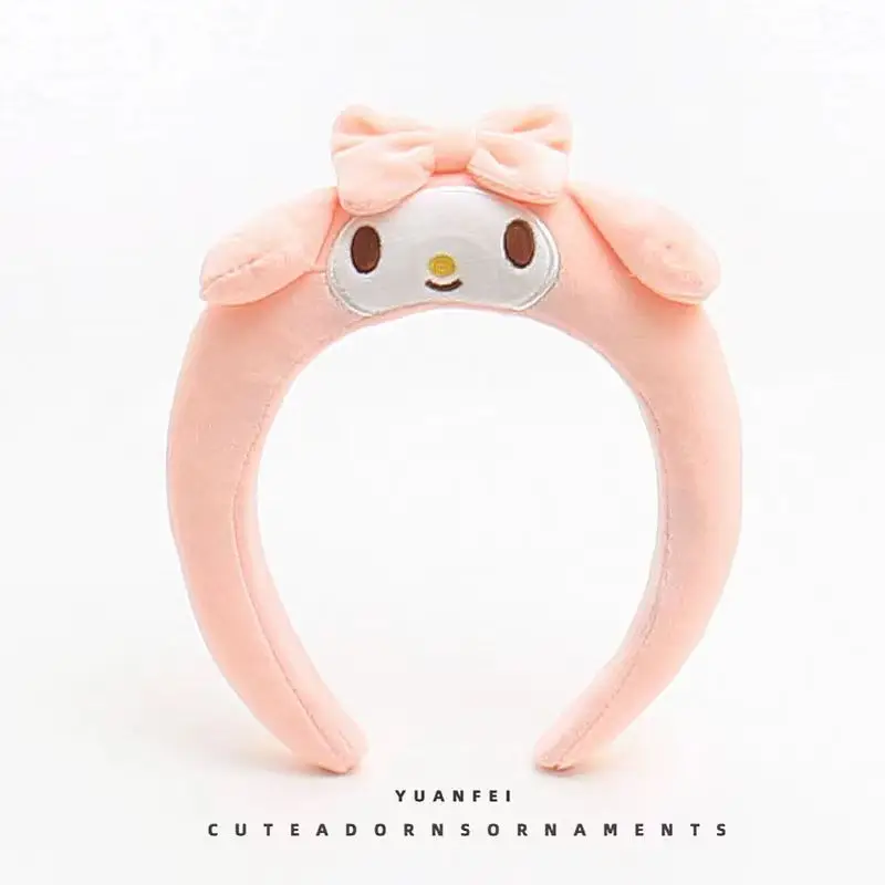 Cute Yellow Hairband for Kids Girls Melody Face Wash - Image 3