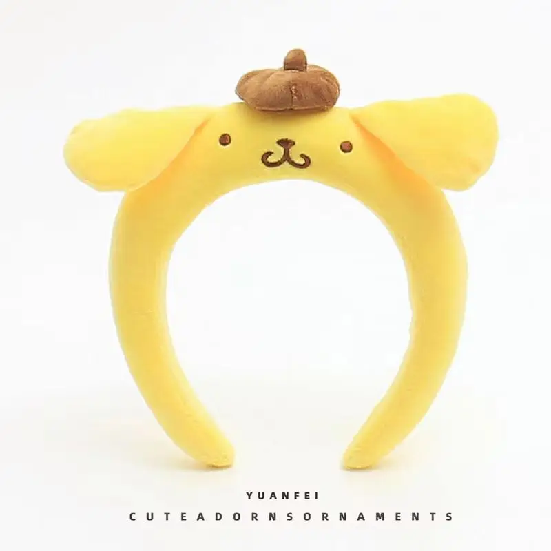 Cute Yellow Hairband for Kids Girls Melody Face Wash - Image 5