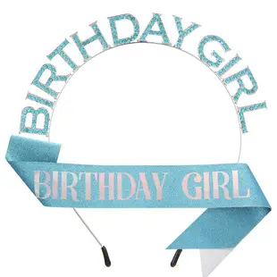 Pretty Girl Hair Headband Crystal Letter Party Accessories — feature 3