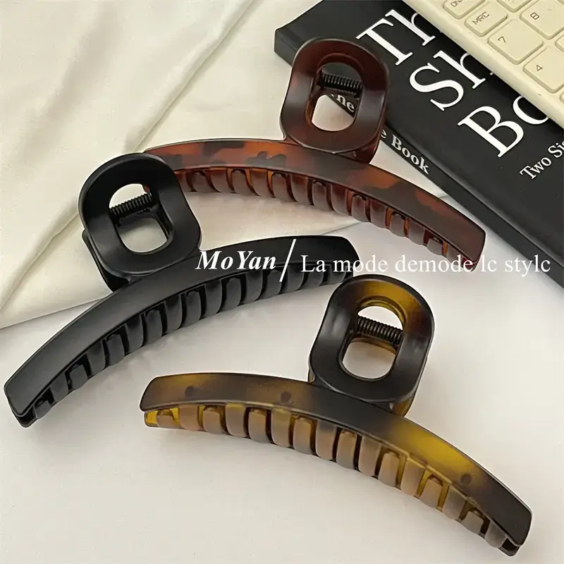 Black Claw Clip for Women's Hair Updo & Headwear 2023 - Image 4
