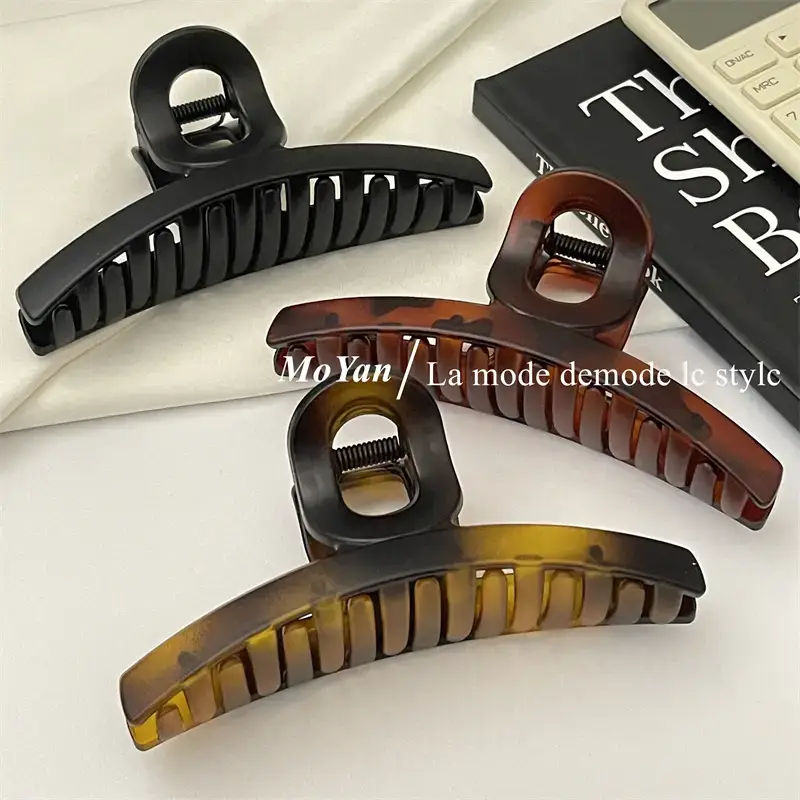 Black Claw Clip for Women's Hair Updo & Headwear 2023 - Image 5