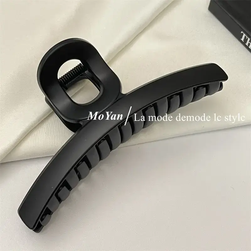 Black Claw Clip for Women's Hair Updo & Headwear 2023 - Image 2