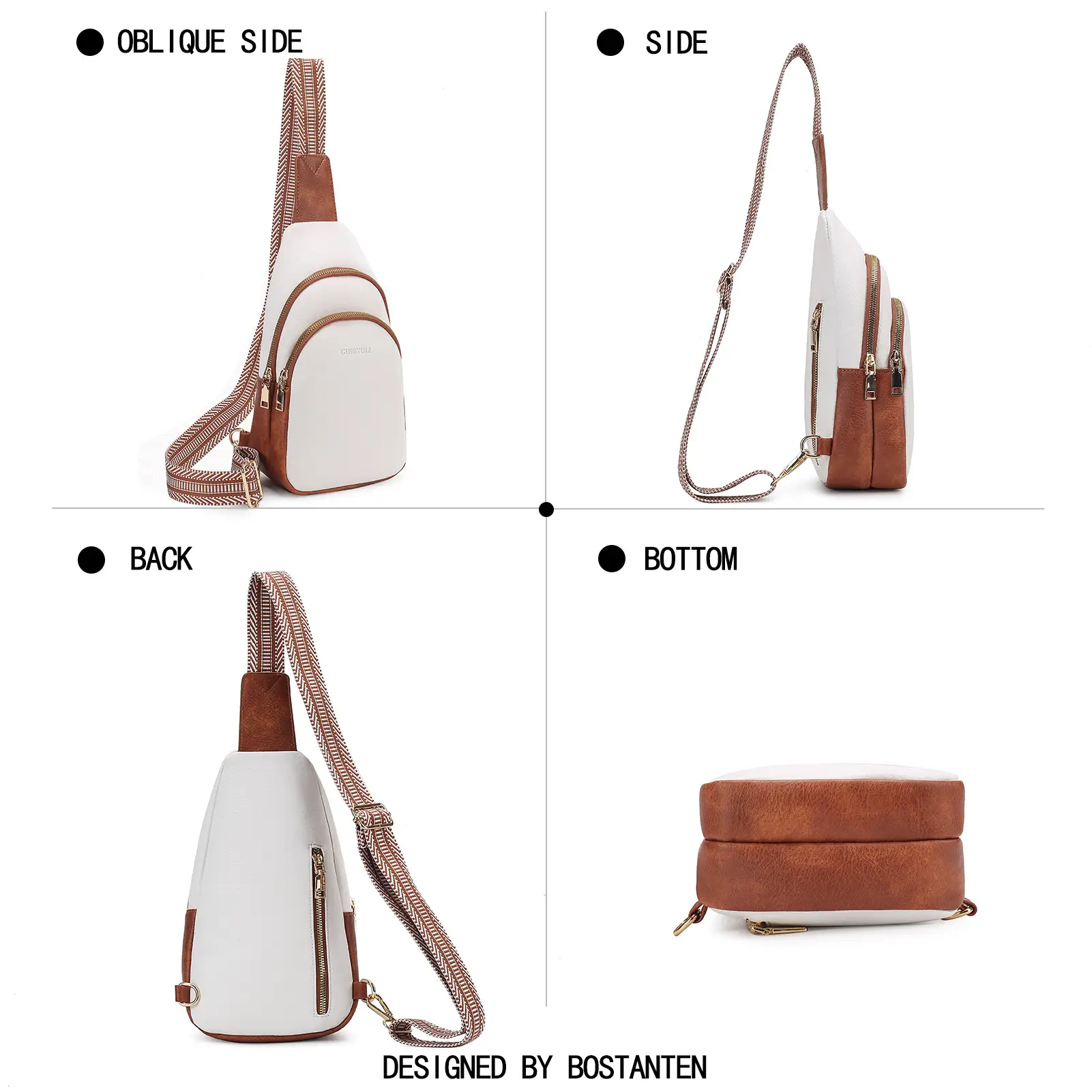 Women's Crossbody Bag Beige 2024 with Mobile Wallet — feature 12
