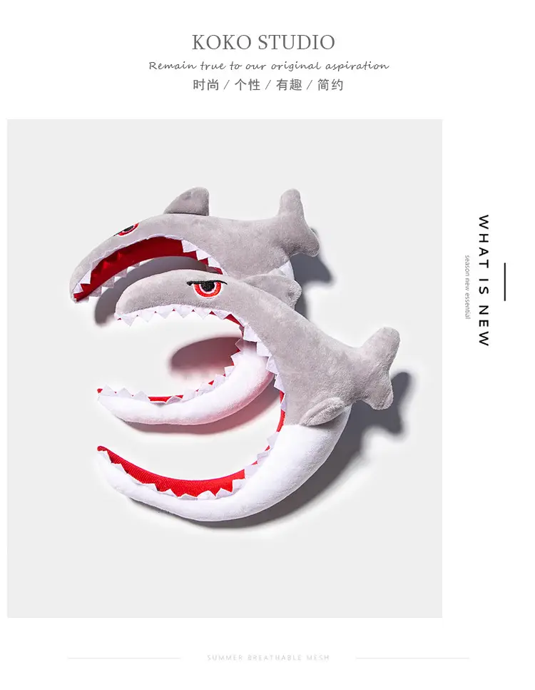 Cute Shark Headband for Girls White Salsa Style Photo Hair Accessory — feature 6
