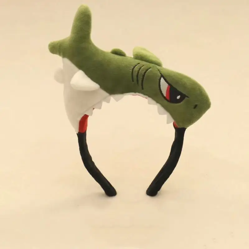 Cute Shark Headband for Girls White Salsa Style Photo Hair Accessory - Image 2