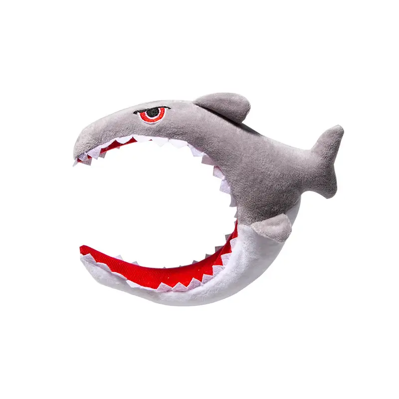 Cute Shark Headband for Girls White Salsa Style Photo Hair Accessory - Image 3