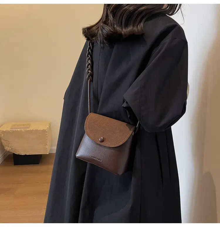 Black Textured Shoulder Bag for Women 2023 — feature 11