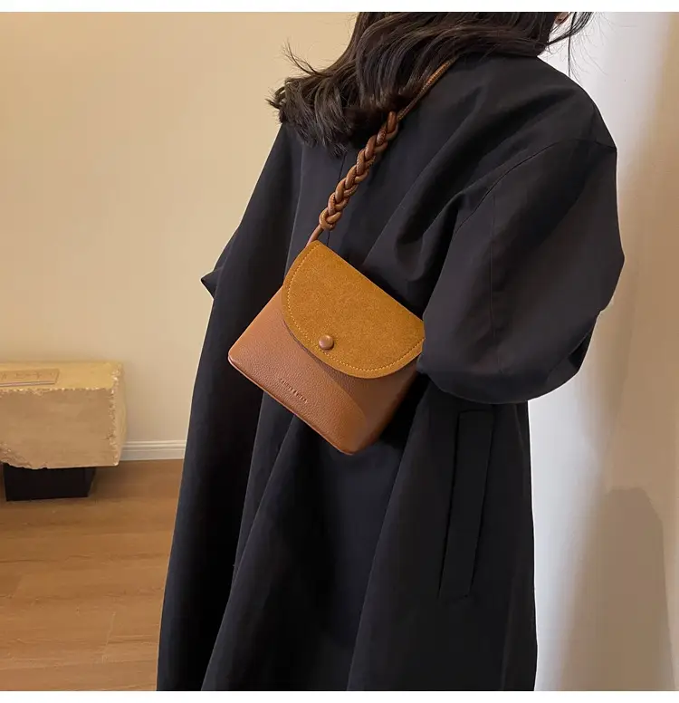 Black Textured Shoulder Bag for Women 2023 — feature 15