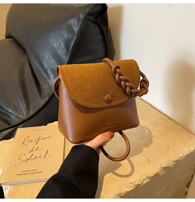 Black Textured Shoulder Bag for Women 2023 — feature 21