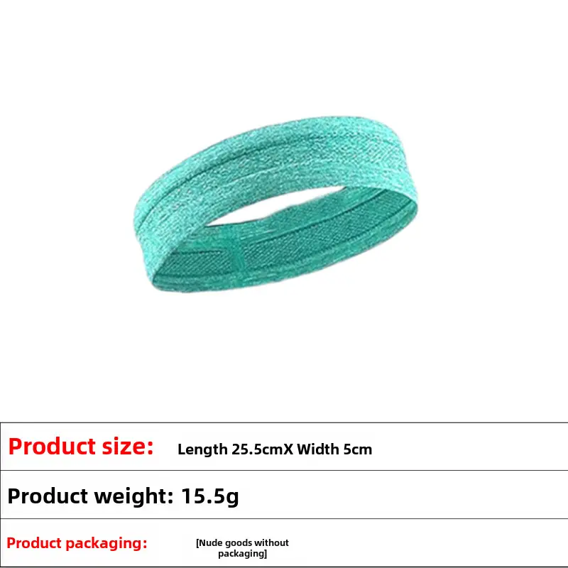 Pink Knitted Yoga Headband with Wide Strap - Image 12