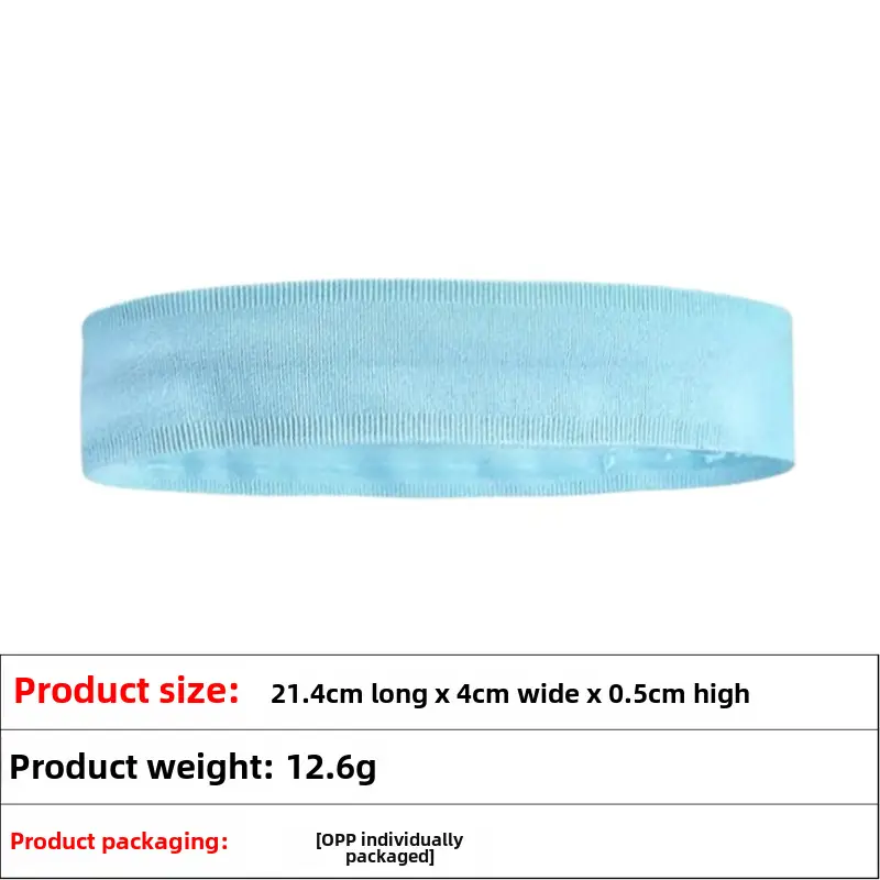 Pink Knitted Yoga Headband with Wide Strap - Image 18