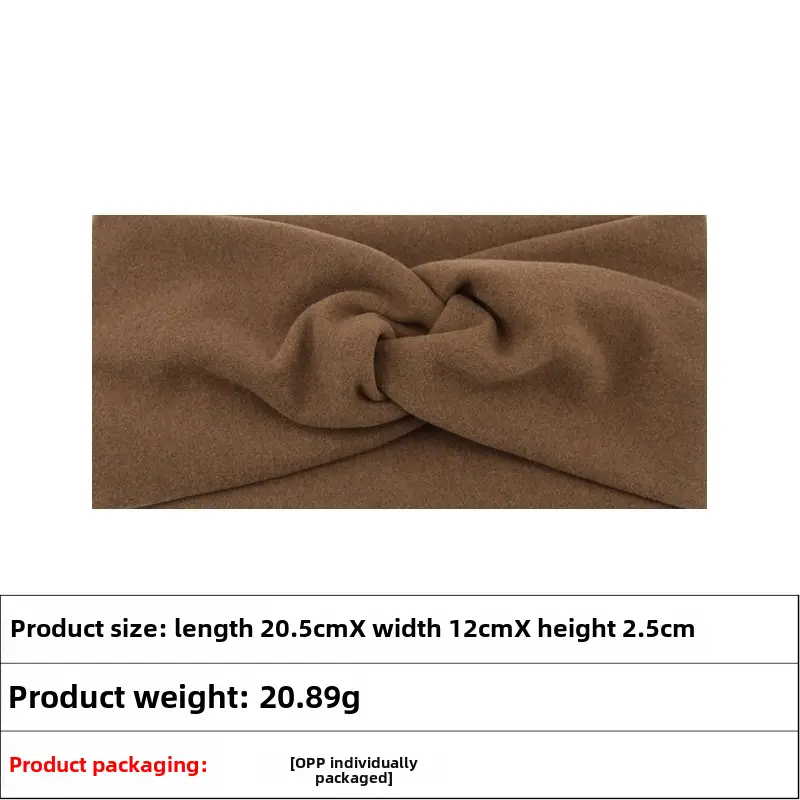 Pink Knitted Yoga Headband with Wide Strap - Image 23