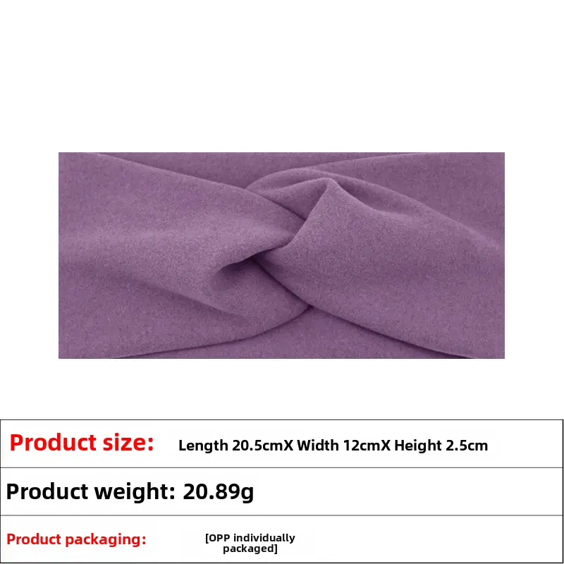 Pink Knitted Yoga Headband with Wide Strap - Image 25