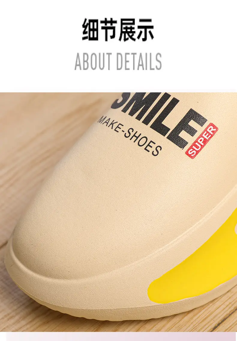 Slippers men's winter parent-child waterproof fleece-lined warm shit feeling bag heel couple's slippers home cotton slippers lazy shoes — feature 5