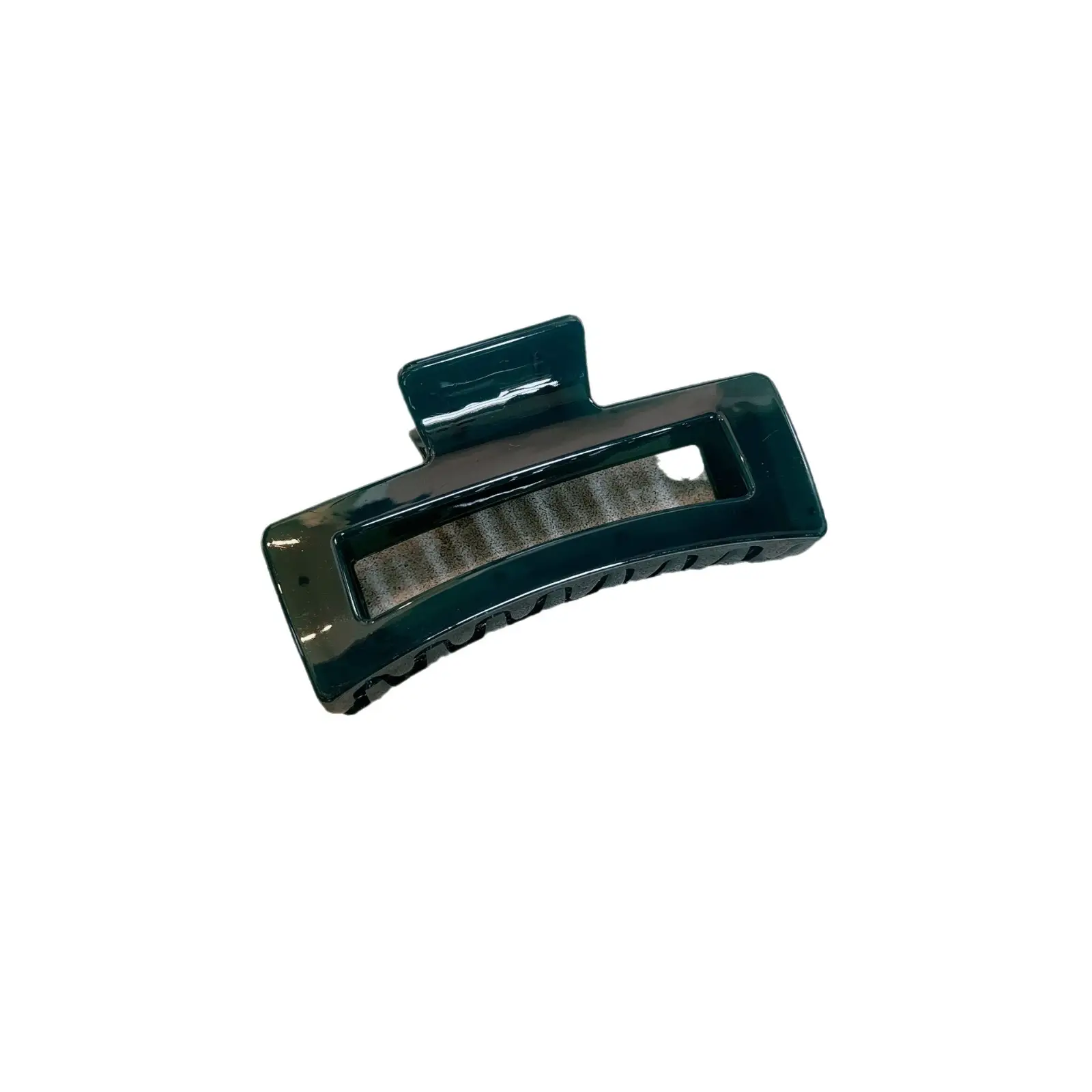 Retro Green Acrylic Shark Hair Clip 13cm - Image 9