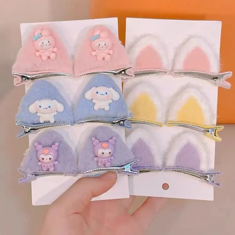 Children's Cute Cat Ears Hair Pins for Girls - Image 12