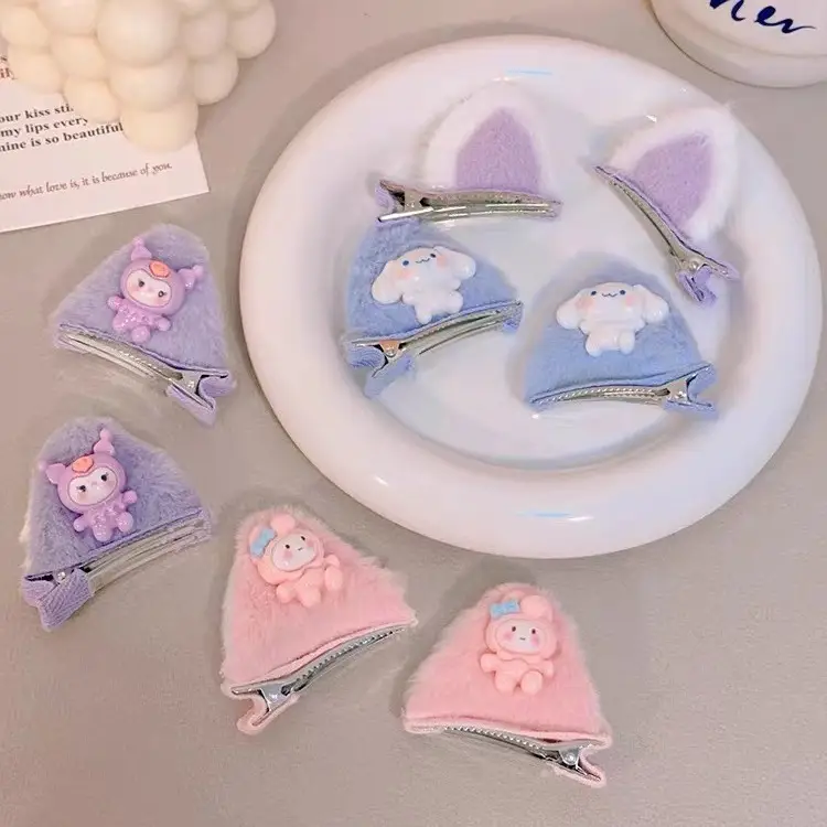 Children's Cute Cat Ears Hair Pins for Girls - Image 14