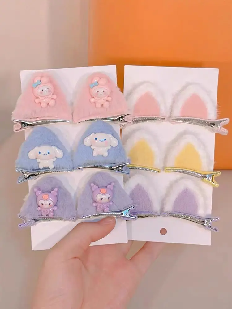 Children's Cute Cat Ears Hair Pins for Girls — feature 2