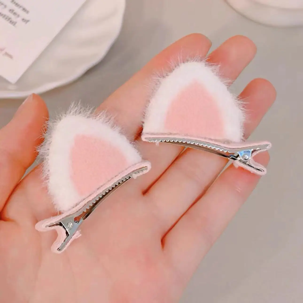 Children's Cute Cat Ears Hair Pins for Girls - Image 2