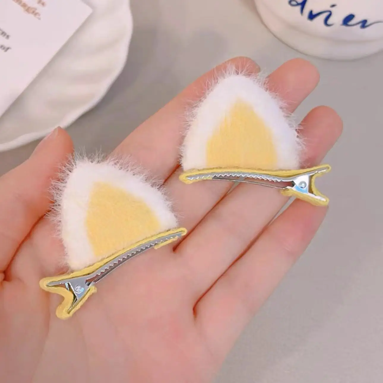 Children's Cute Cat Ears Hair Pins for Girls - Image 3