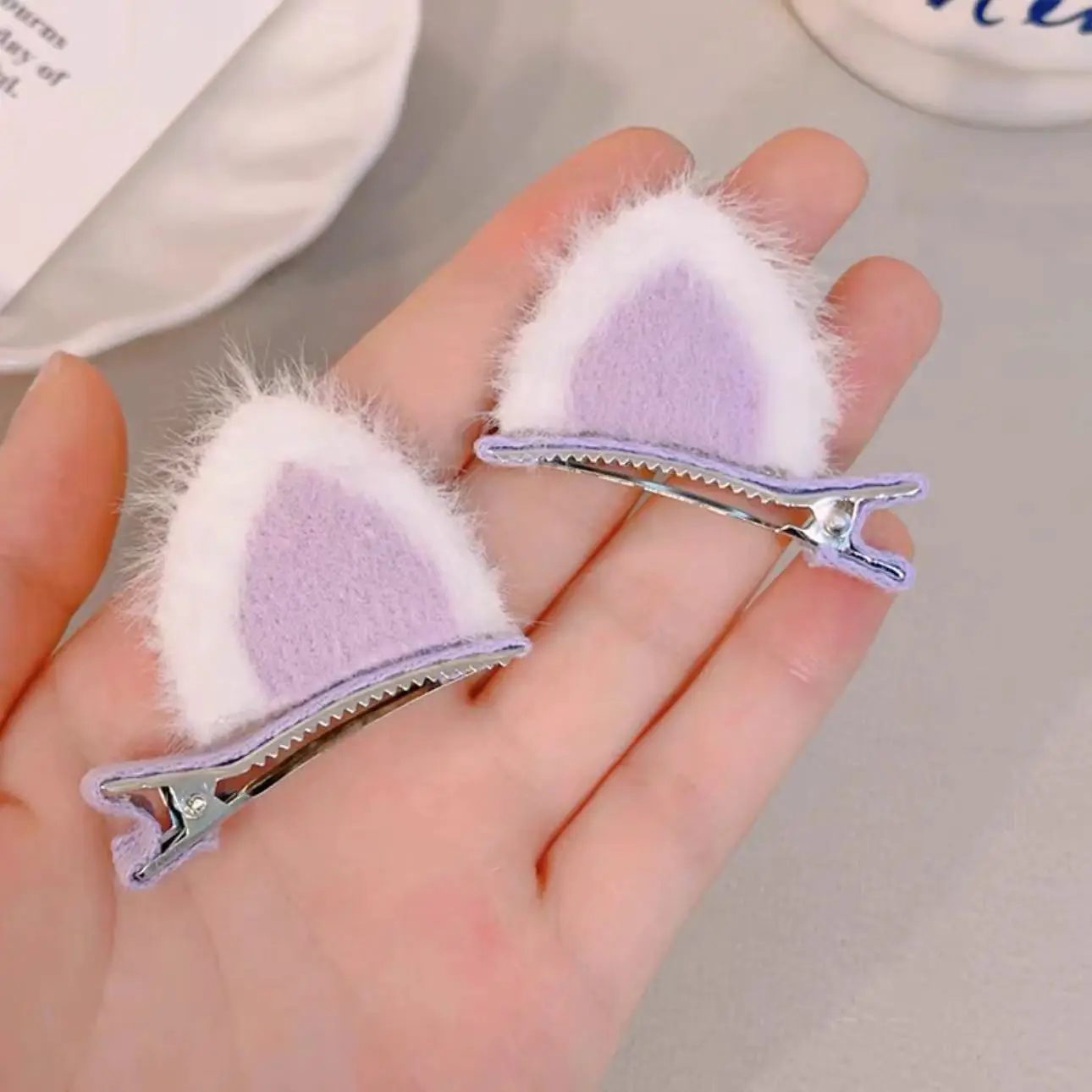 Children's Cute Cat Ears Hair Pins for Girls - Image 4