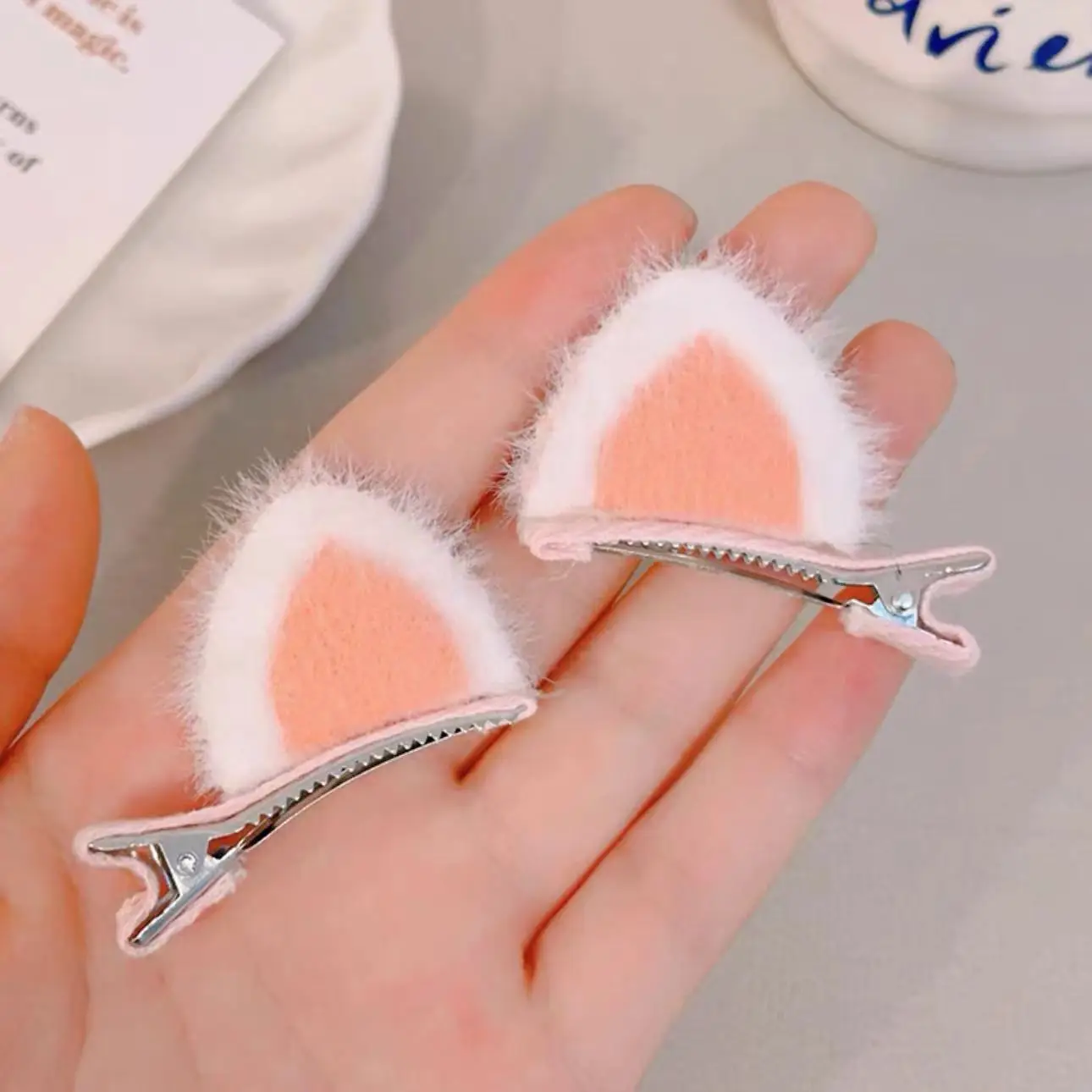 Children's Cute Cat Ears Hair Pins for Girls - Image 5