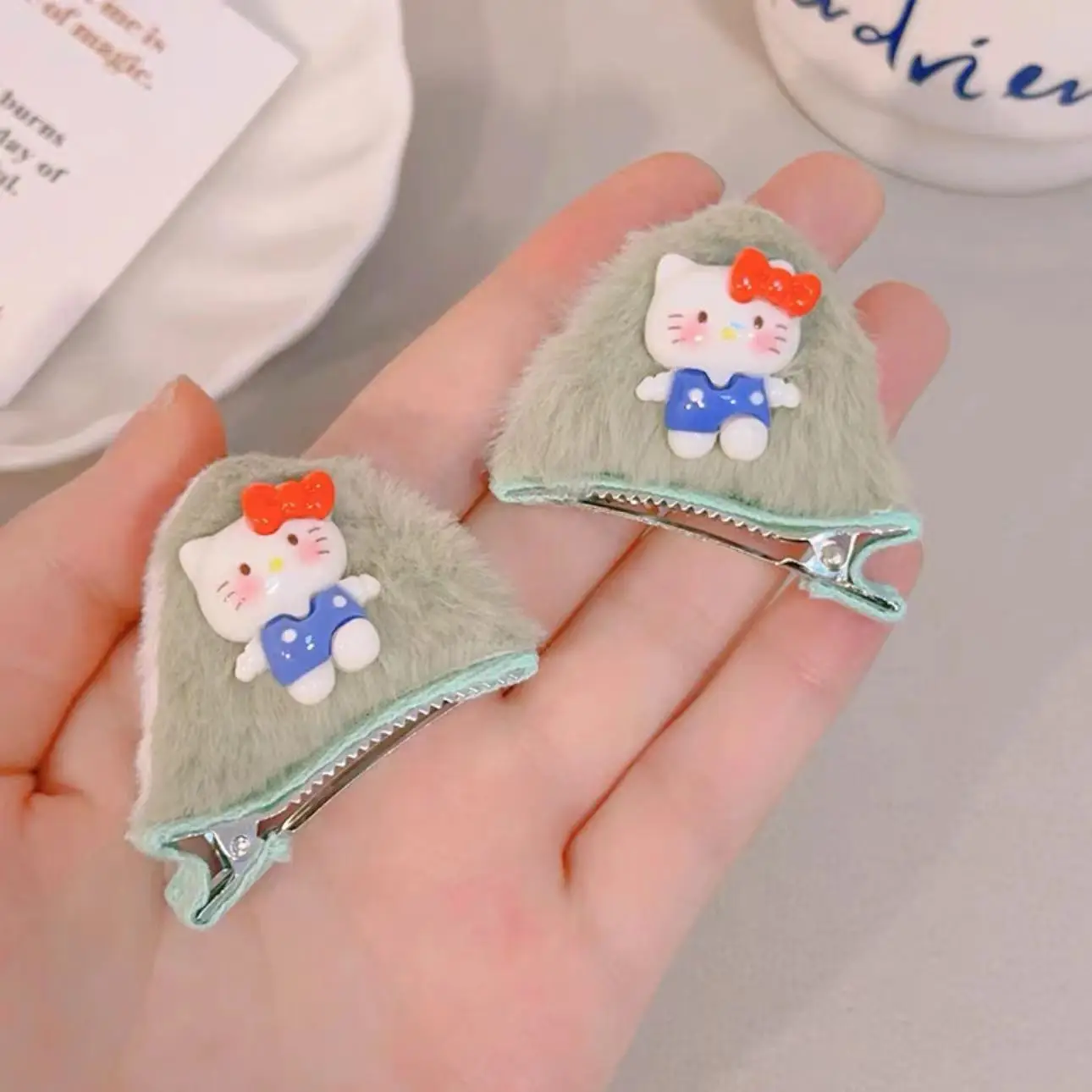 Children's Cute Cat Ears Hair Pins for Girls - Image 9