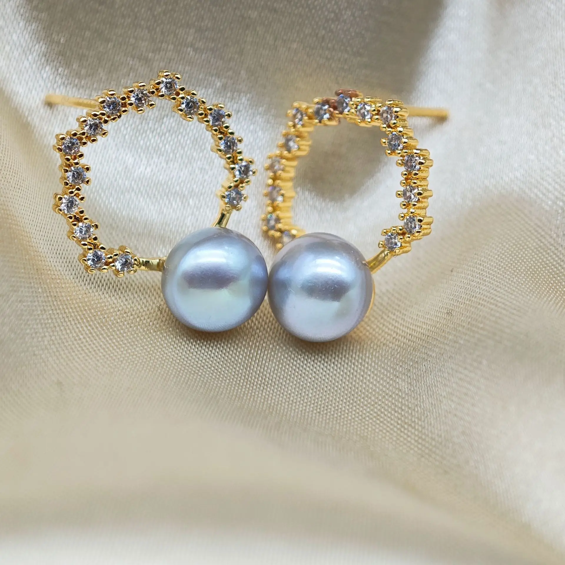 S925 Sterling Silver Pearl Earrings Same Style — feature 5