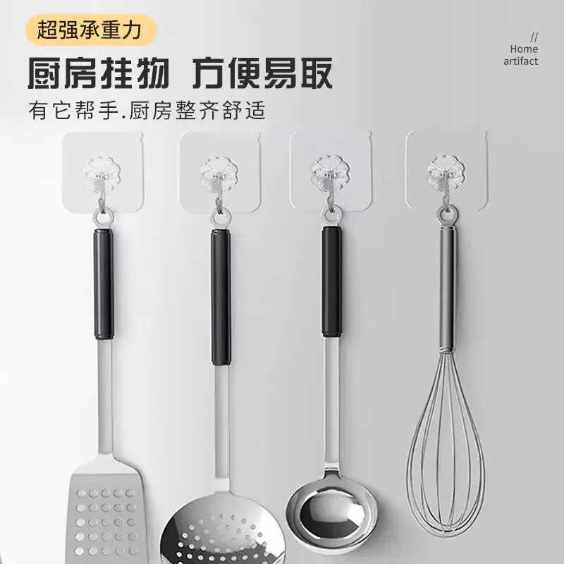 Transparent Hook for Bathroom & Bedroom Use