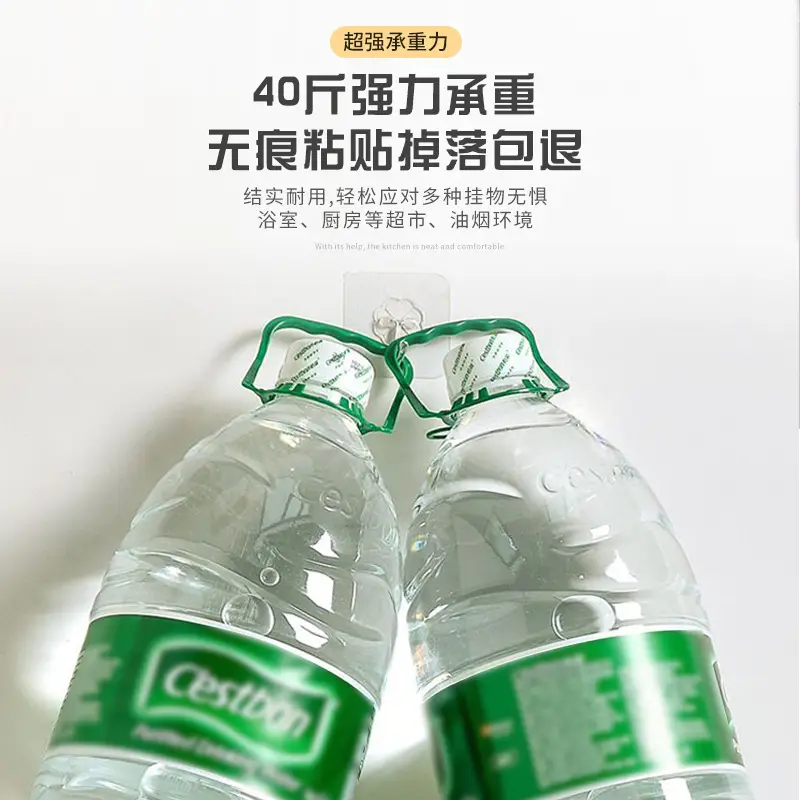 Transparent Hook for Bathroom & Bedroom Use