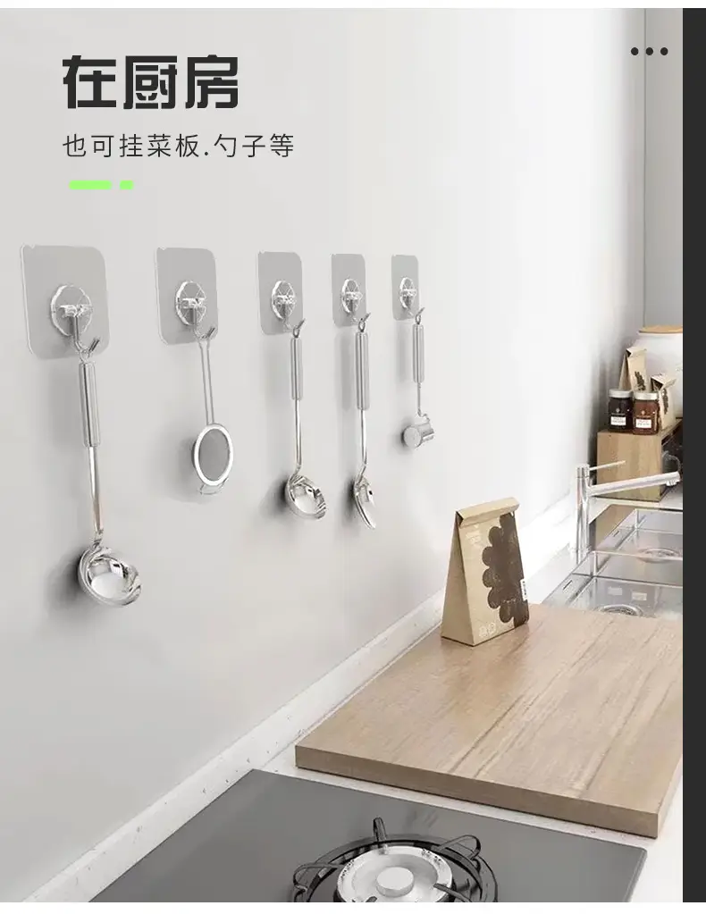 Transparent Hook for Bathroom & Bedroom Use — feature 4