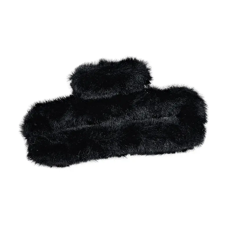 Autumn Plush Clip Hairpin for Girls Brown 14cm - Image 24