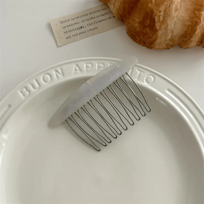 Acetate Hair Pin for Female Back Head Reverse Insert - Image 2