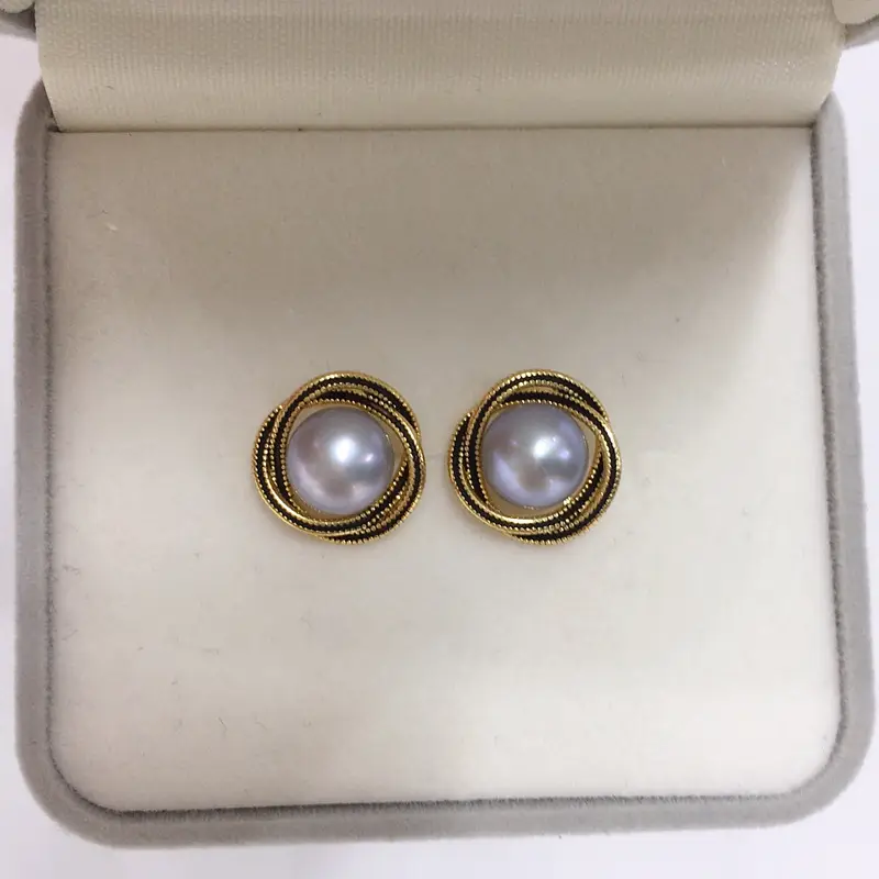 5Pcs Gold Pearl Bird's Nest Necklace Set — feature 11