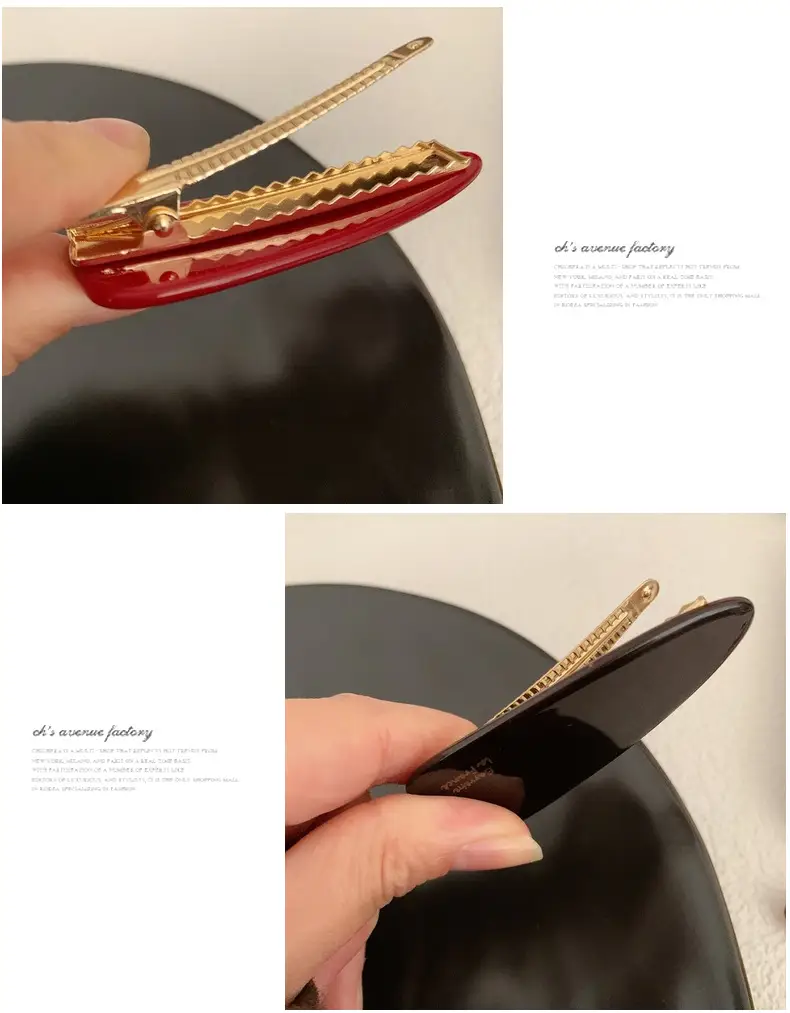Vintage Acetate Water Drop Hairpin for Women — feature 10