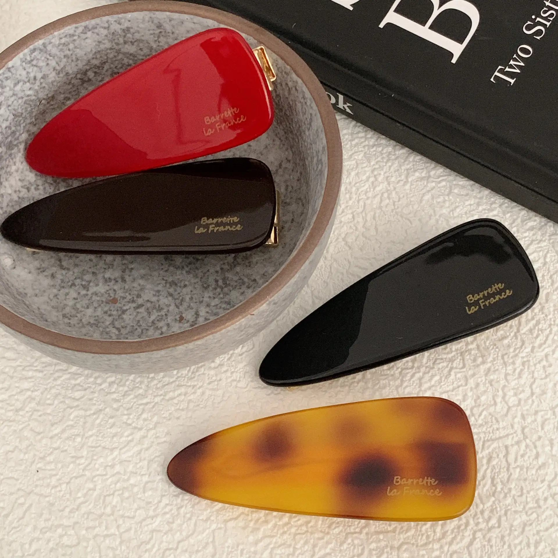 Vintage Acetate Water Drop Hairpin for Women — feature 15