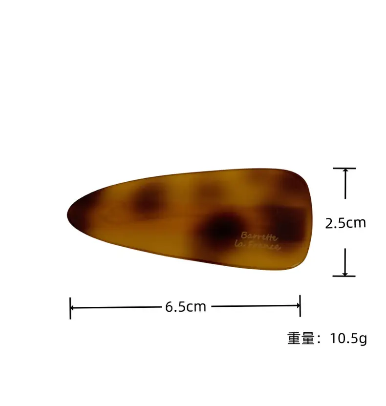 Vintage Acetate Water Drop Hairpin for Women — feature 5