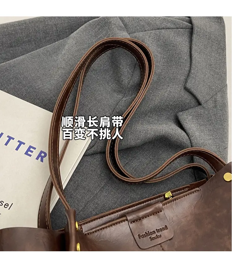 Maillard Women's Large Capacity Brown Leather Tote Bag — feature 5