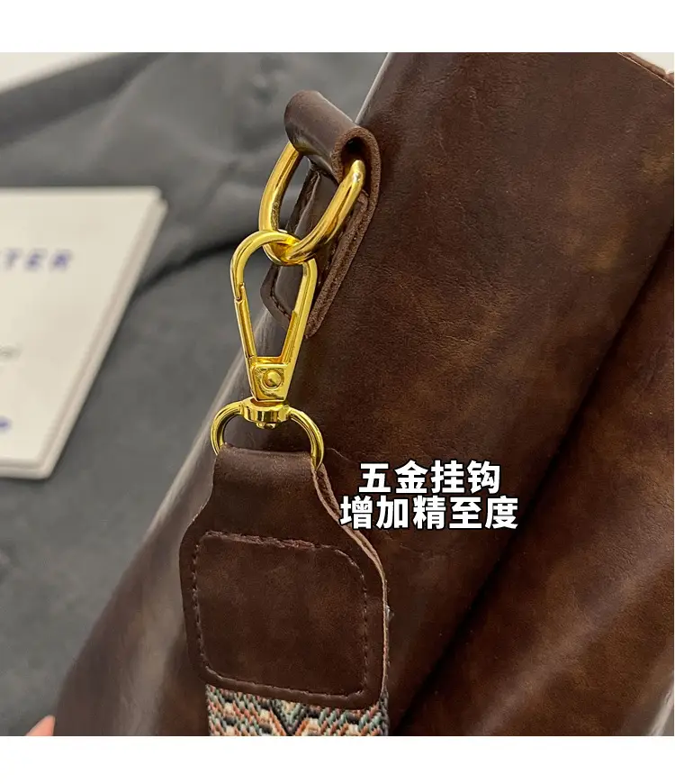 Maillard Women's Large Capacity Brown Leather Tote Bag — feature 8