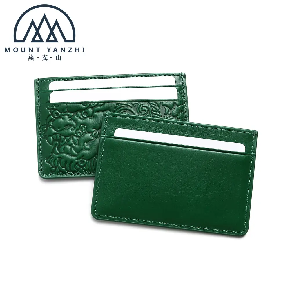 Card Holder men's leather ultra-thin card holder vegetable tanned cowhide small coin purse simple women's bus card holder certificate set Wholesale