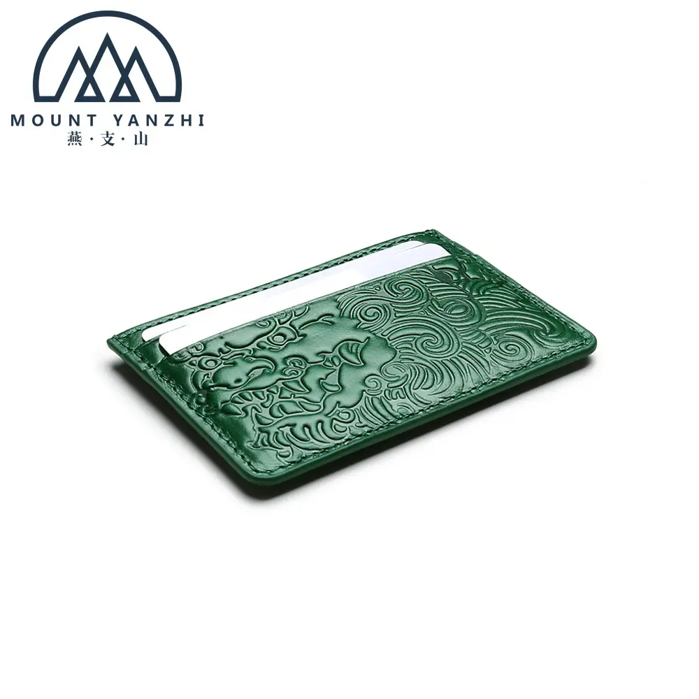 Card Holder men's leather ultra-thin card holder vegetable tanned cowhide small coin purse simple women's bus card holder certificate set Wholesale