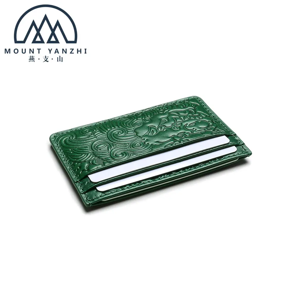 Card Holder men's leather ultra-thin card holder vegetable tanned cowhide small coin purse simple women's bus card holder certificate set Wholesale