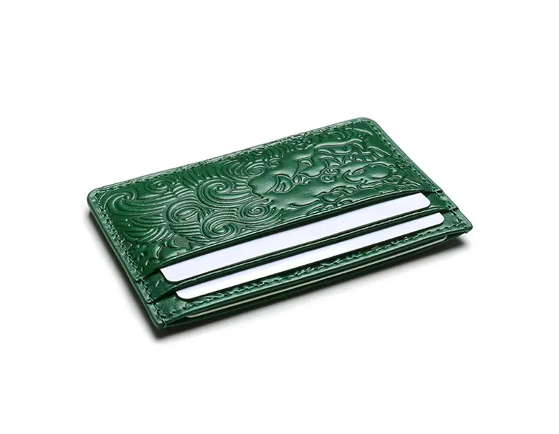Card Holder men's leather ultra-thin card holder vegetable tanned cowhide small coin purse simple women's bus card holder certificate set Wholesale — feature 10